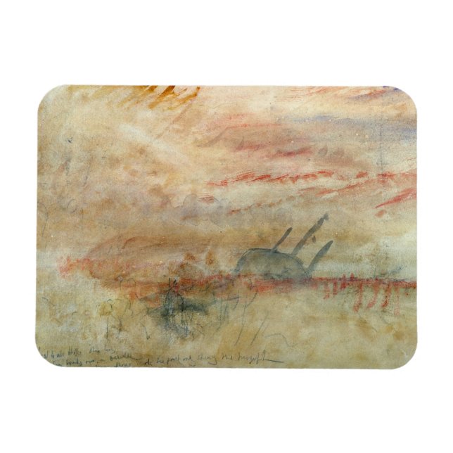 Imán Joseph Mallord William Turner | Perdida para todos (Horizontal)