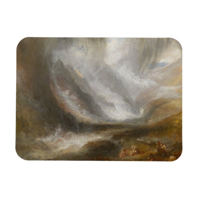 Imán Joseph Mallord William Turner - Valle de Aosta (Horizontal)