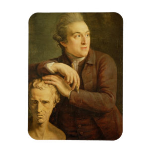 Imán Joseph Nollekens (1737-1823) con su busto de Laura