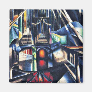 Imán Joseph Stella - Viejo puente de Brooklyn