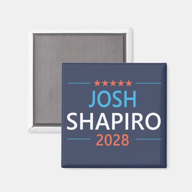 Imán Josh Shapiro 2028 (Anverso/Reverso)