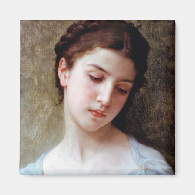 Imán Joven Chica, Bouguereau (Frente)