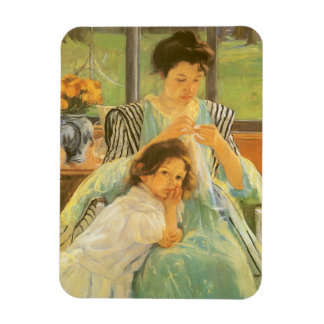 Imán Joven Madre Cosendo de Mary Cassatt, Arte Antiguo