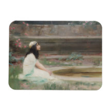 Joven muchacha junto a una piscina (de Herbert Dra