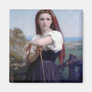Imán Jóvenes pastoras, Bouguereau