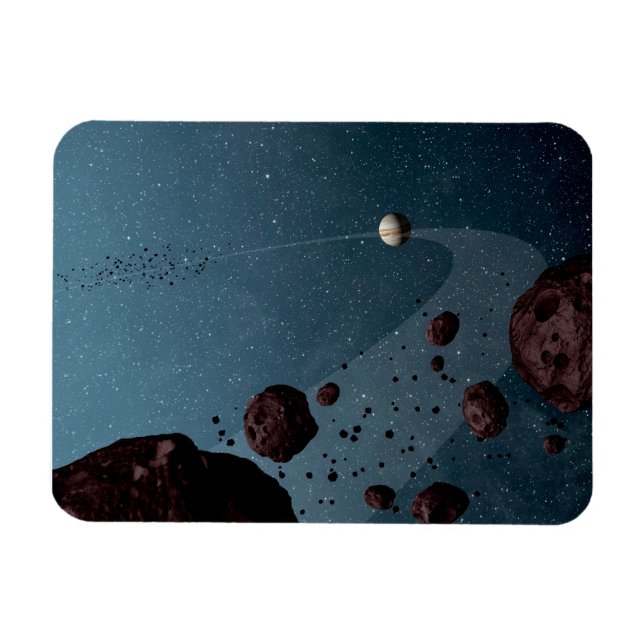 Imán Jovian Trojans Asteroides. (Horizontal)
