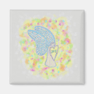 Imán Joy Guardian Angel Art Personalizado Fridge Magnet