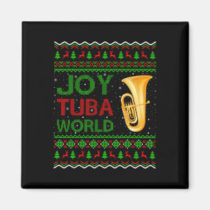 Imán Joy Tuba World Music Lover Xmas regalo Tuba Feo Ch