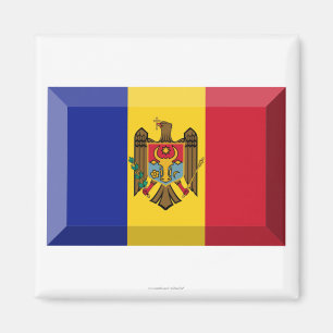 Imán Joya de la bandera del Moldavia