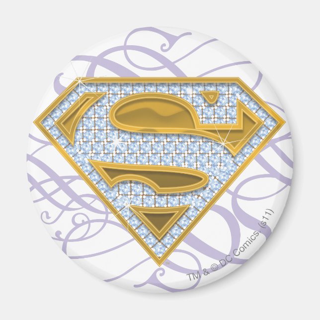 Imán Joyas azules supergirl 2 (Frente)