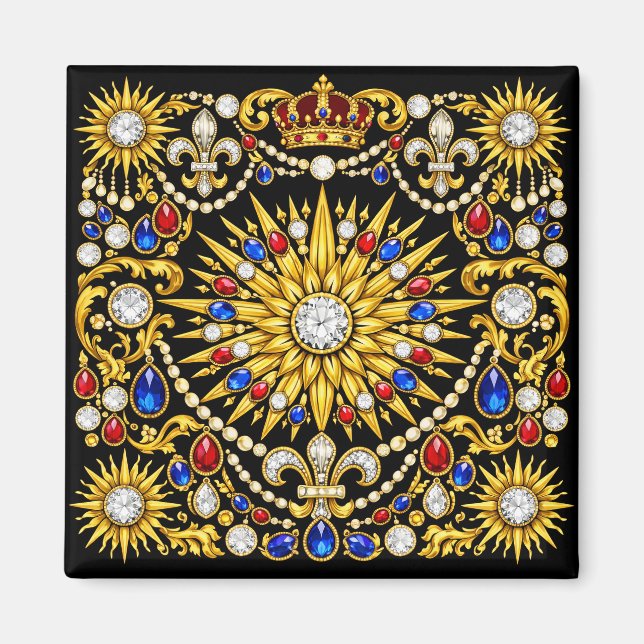 Imán joyas del palacio de Versalles del Rey Sol inspira (Frente)