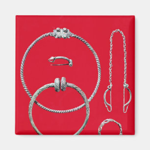 Imán joyería de selección, incluido el broche