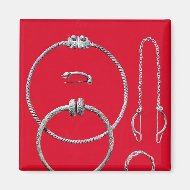 Imán joyería de selección, incluido el broche (Frente)