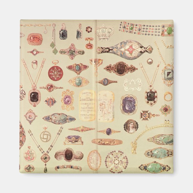 Imán Joyería del "Catálogo Tiffany", 1890 (Frente)