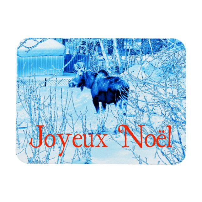 Imán Joyeux Noё l - Moose urbano (Horizontal)