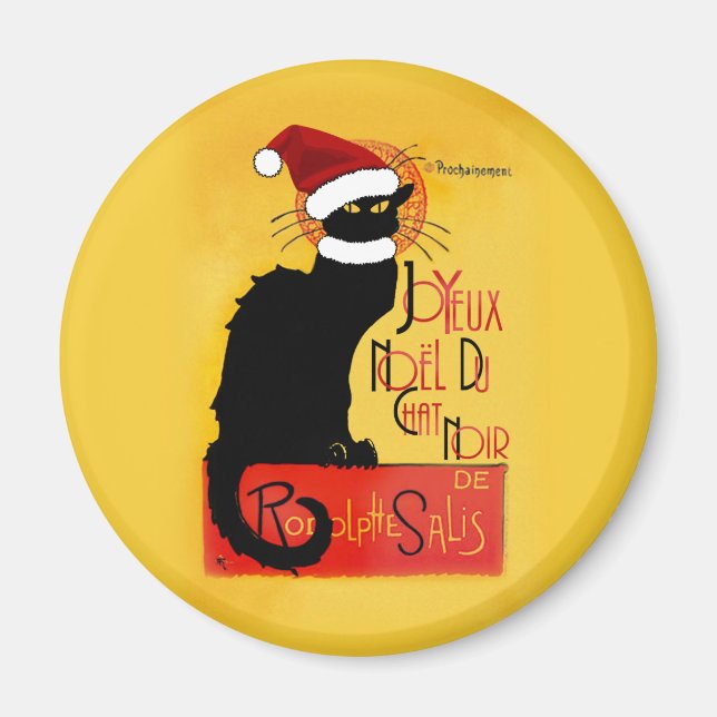 Imán Joyeux Noël Du Chat Noir (Frente)