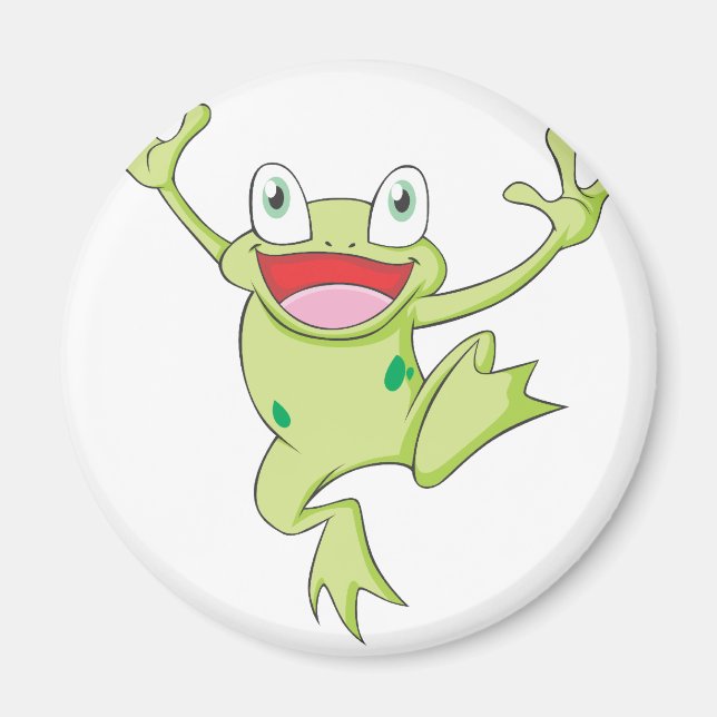 Imán Joyful American Bullfrog (Frente)
