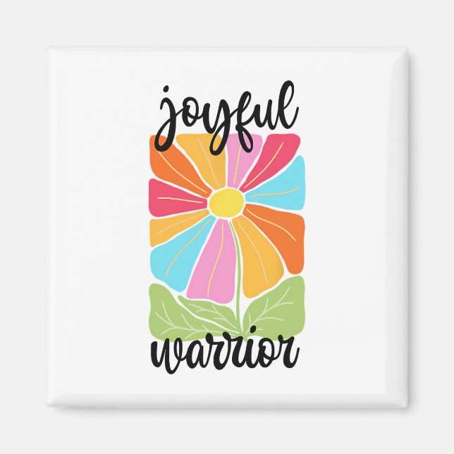 Imán Joyful Warrior Kamala Harris Tim Wheimer 2024 Elec (Frente)
