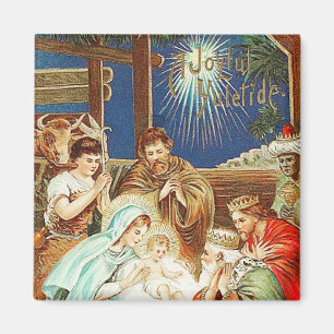 Imán Joyful Yuletide Vintage Magnet