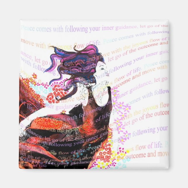 Imán Joyous Flow Magnet, Rebecca Tedder (Frente)