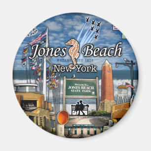Imán Jpg de la playa de Jones