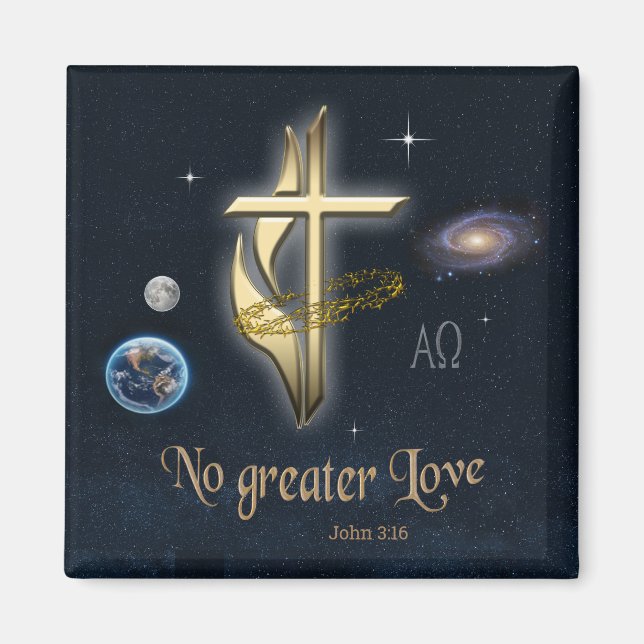 Imán Juan 3:16 (Frente)