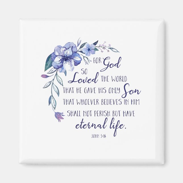 Imán Juan 3 16 Por Dios Tan Amado El Mundo (Frente)