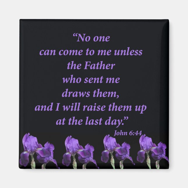 Imán Juan 6:44 (Frente)