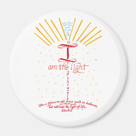 Imán Juan 8 12 Verso de la Biblia Jesús