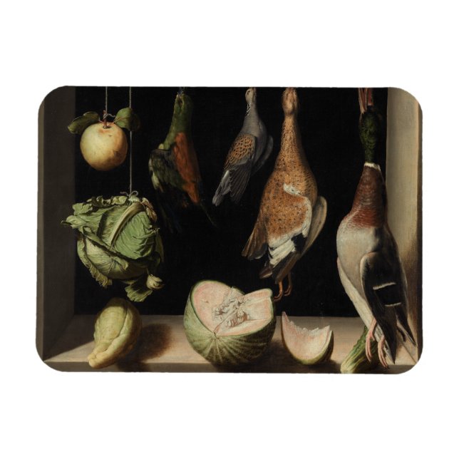 Imán Juan Sánchez Cotan - Todavía la vida con aves de c (Horizontal)