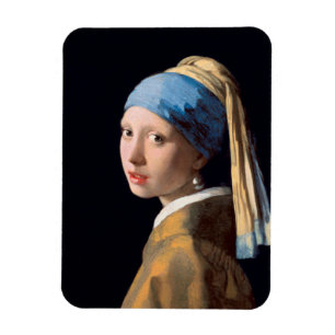 Imán JUAN VERMEER - Chica con un pendiente 1665 de la