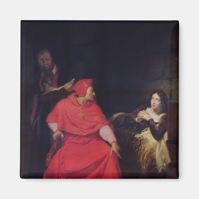 Imán Juana de Arco y el Cardenal de Winchester (Frente)