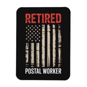 Imán Jubilación de trabajador postal retirado