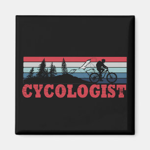 Imán Jubilación Divertida en Ciclismo - Ciclólogo