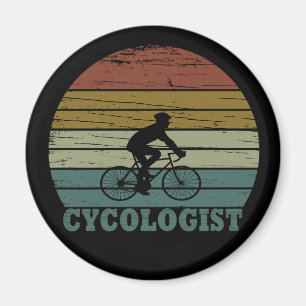Imán Jubilación Divertida en Ciclismo - Cicologista Vin