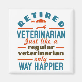 Imán Jubilación Veterinaria Jubilados