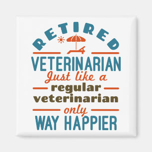 Imán Jubilación Veterinaria Jubilados