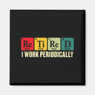 Imán Jubilado Trabajo Periódicamente Química Jubilación