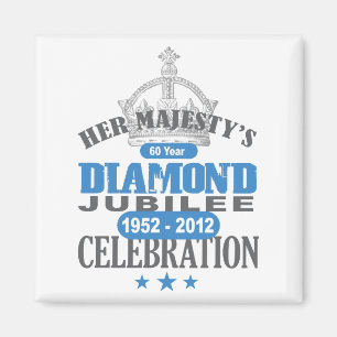 Imán Jubileo de diamante británico - recuerdo real