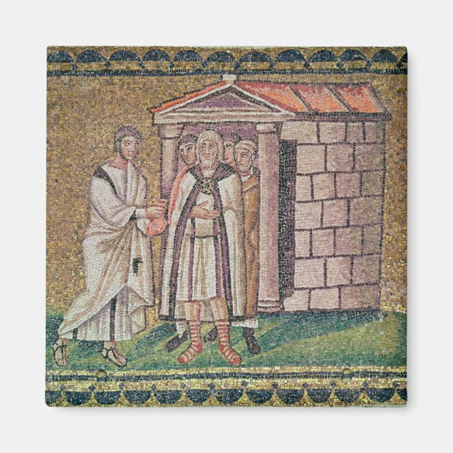 Imán Judas se arrepiente, escenas de la vida de Cristo (Frente)