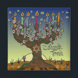 Imán Judea L'shanah Tovah Árbol De La Vida Aparato De R<br><div class="desc">Está viendo la colección de diseño de Lee Hiller. Coleccionista,  ropa,  regalos y objetos de colección Lee Hiller Photography o colección de arte digital. Puedes ver su fotografía de la naturaleza en http://HikeOurPlanet.com/ y seguir su blog de senderismo dentro del Parque Nacional de Hot Springs.</div>