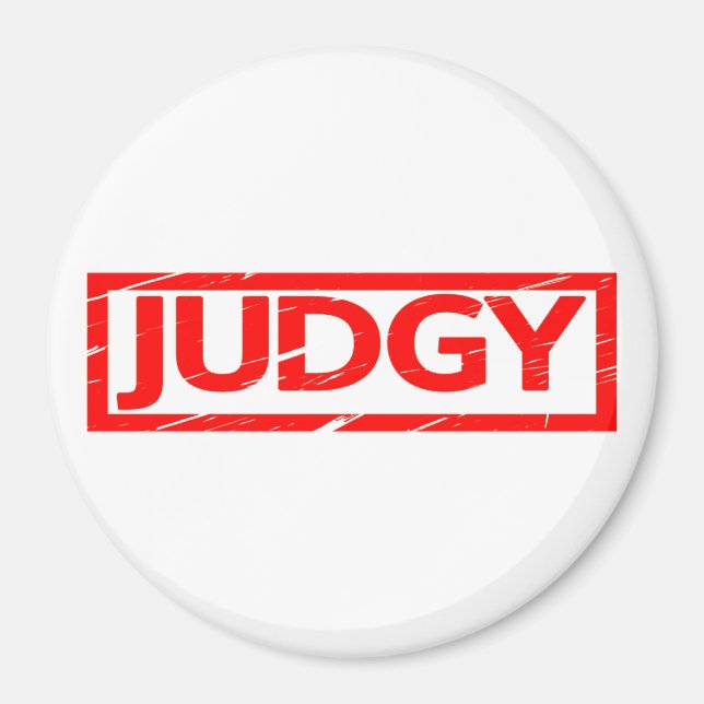 Imán Judgy Stamp (Frente)