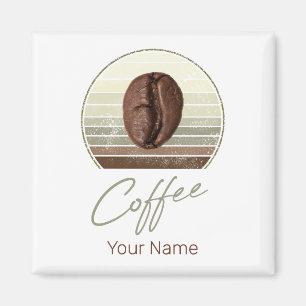 Imán Judías De Café Para Espresso Y Barista Retro