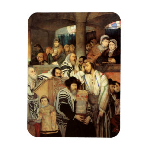 Imán Judíos rezando por Maurycy Goettlieb - Circa 1878