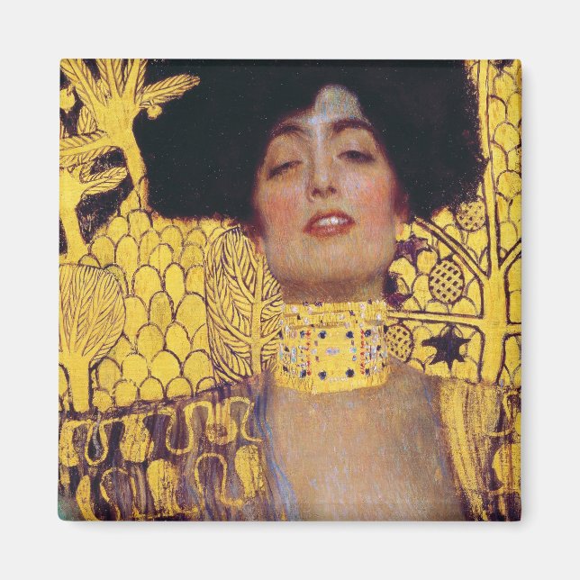Imán Judith (Lady in Gold), Gustav Klimt (Frente)