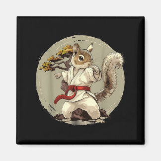 Imán Judo Ardilla Árbol Bonsái Kickboxing Taekwondo