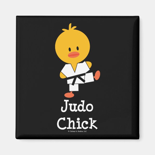 Imán Judo Chick Magnet (Frente)