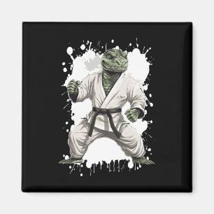 Imán Judo, luchador de animales Alligator Karate
