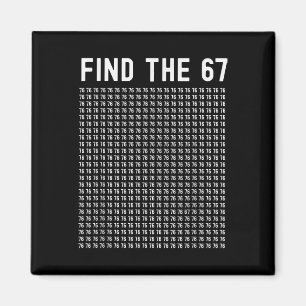 Imán Juego 67 Encuentra 67 Meme Chicos Chicas 6 7 jerga