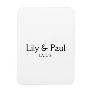 Imán Juego activado agregar nombre de la pareja lugar d